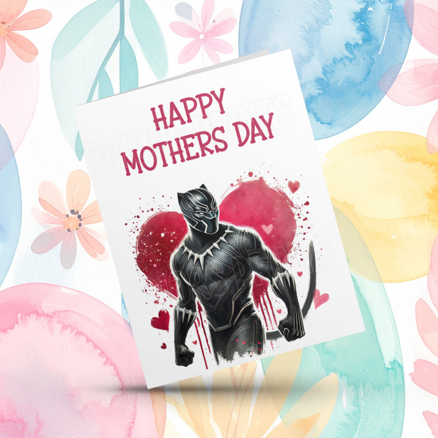 Superhero Happy Mothers Day Card