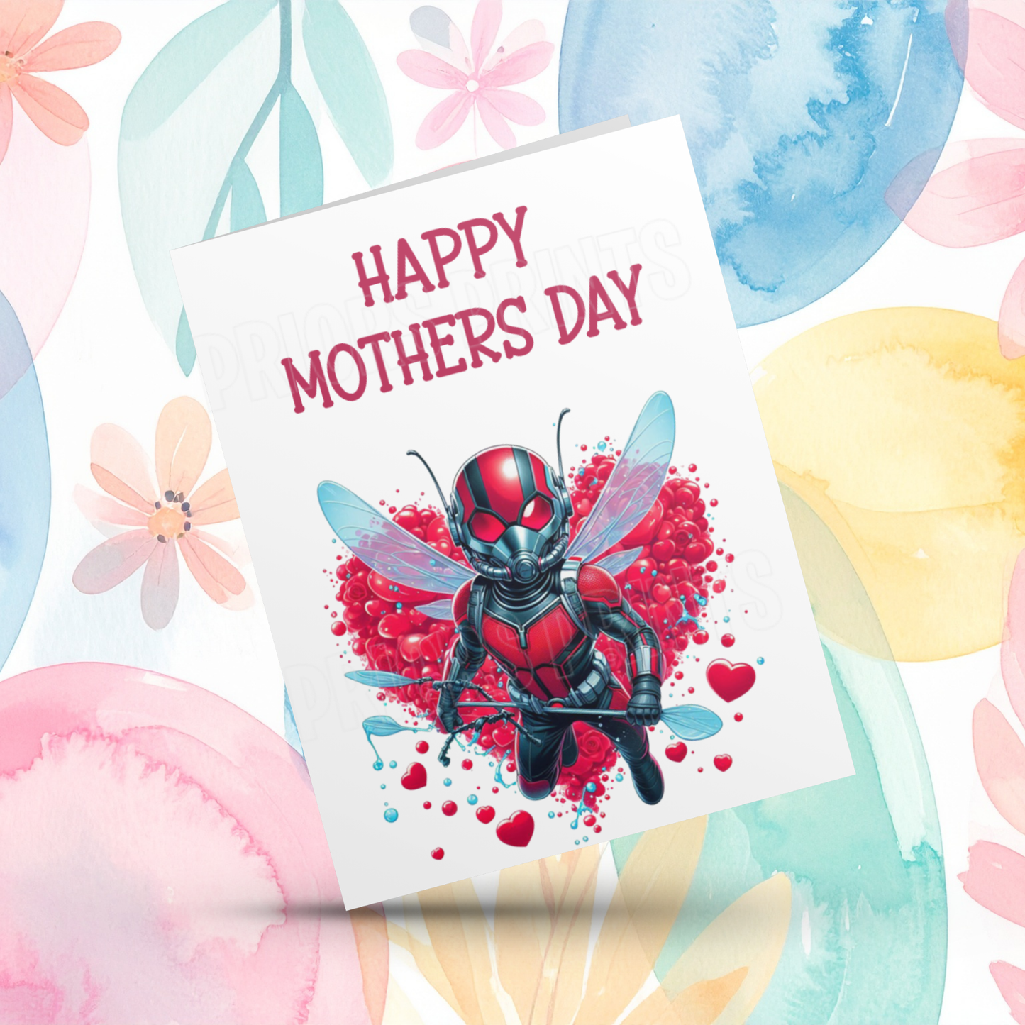 Superhero Happy Mothers Day Card