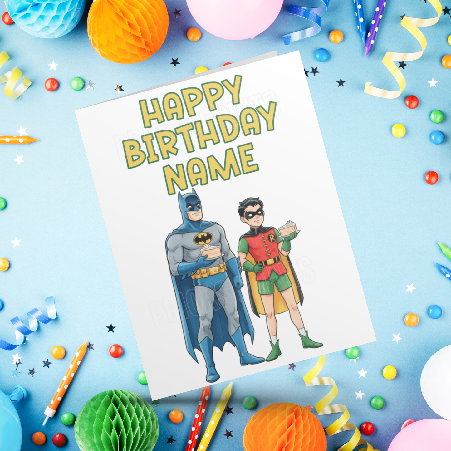 Mixed Superhero Personalised Birthday Card I Marvel (Copy)