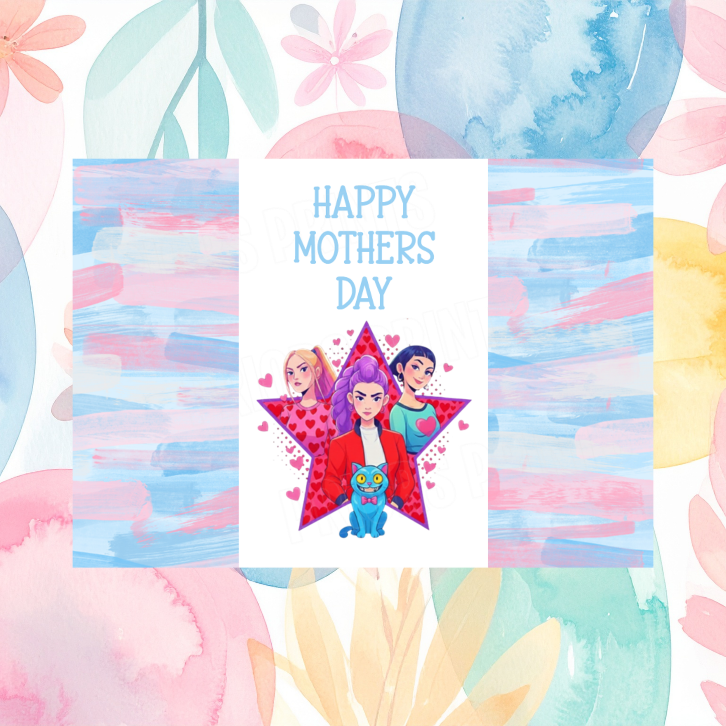 K Pop Demon Hunters Happy Mothers Day Chocolate Bar Wrapper