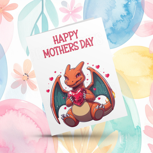 Pokemon Happy Mothers Day Card