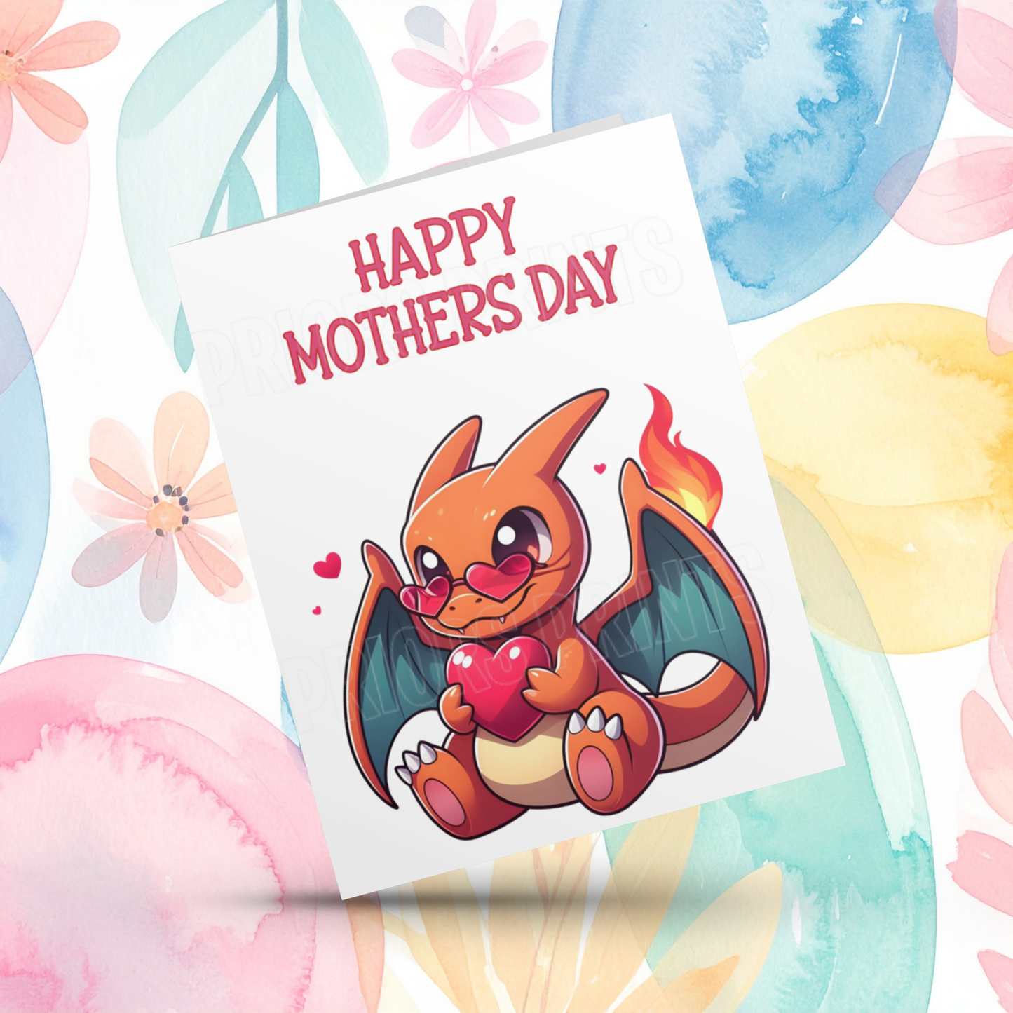 Pokemon Happy Mothers Day Card