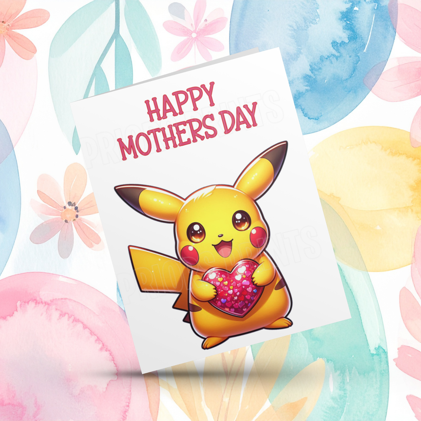 Pokemon Happy Mothers Day Card