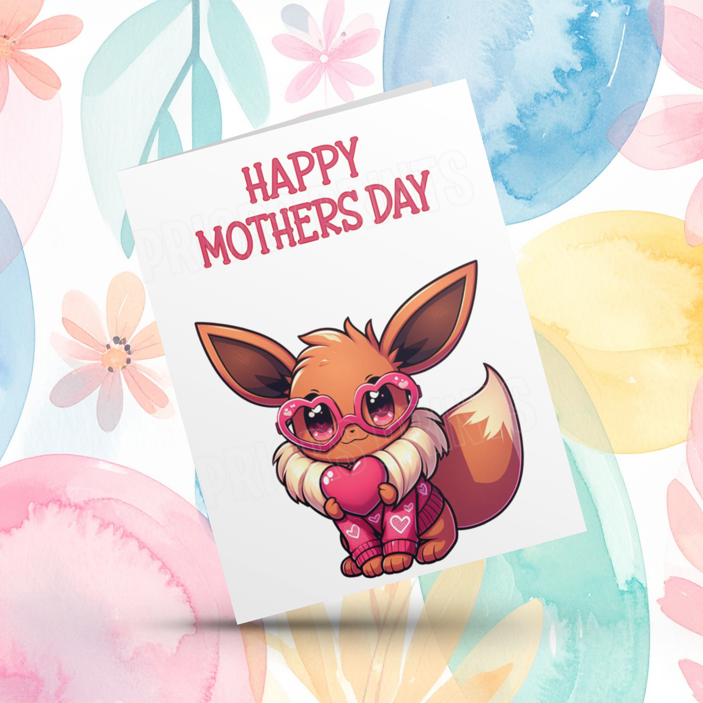 Pokemon Happy Mothers Day Card