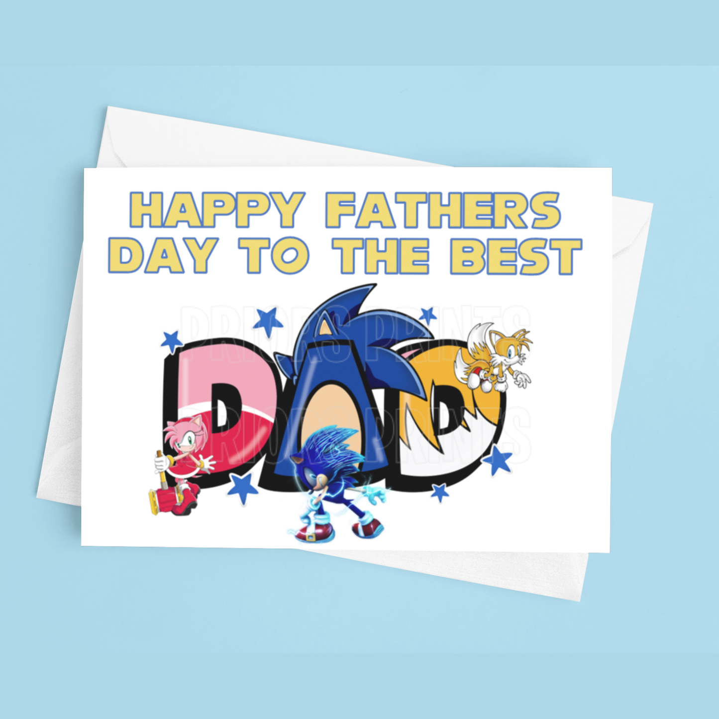 Fathers Day Card Mixed Character- To the best Dad or Papa