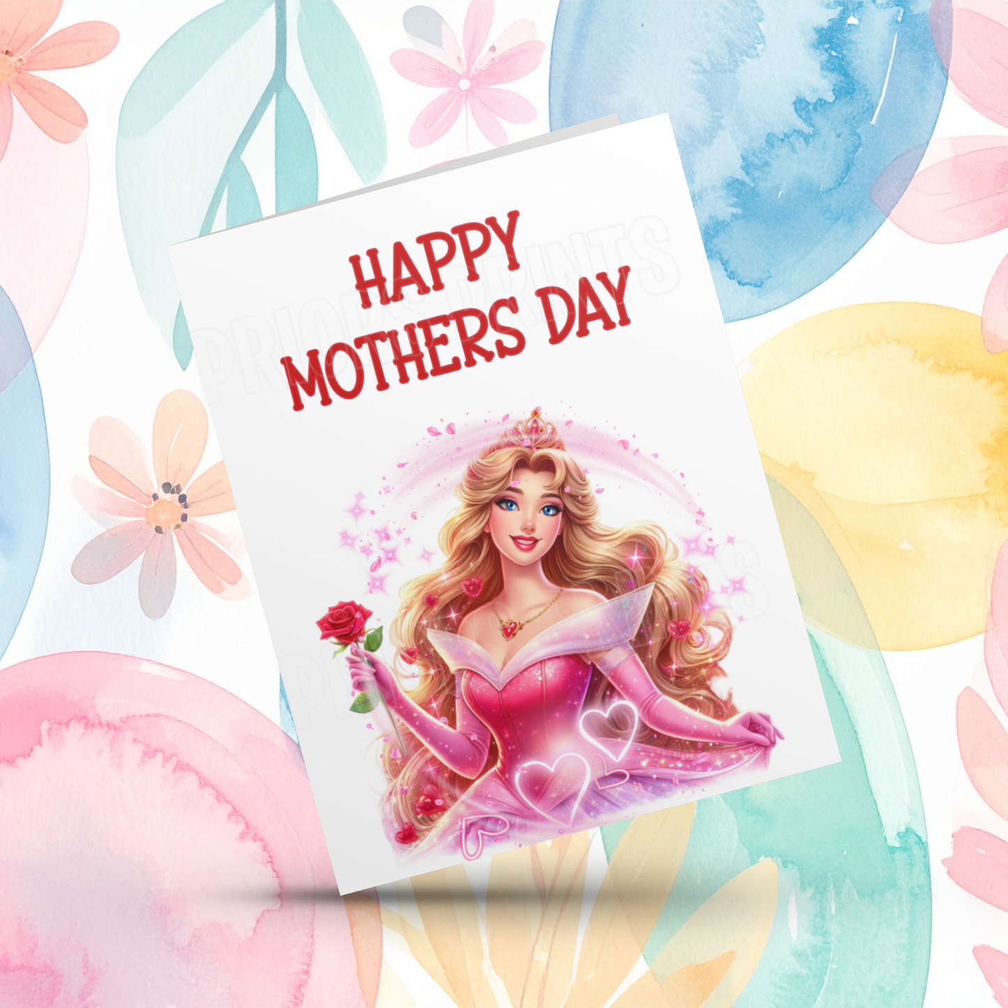 Disney Princess Happy Mothers Day Card