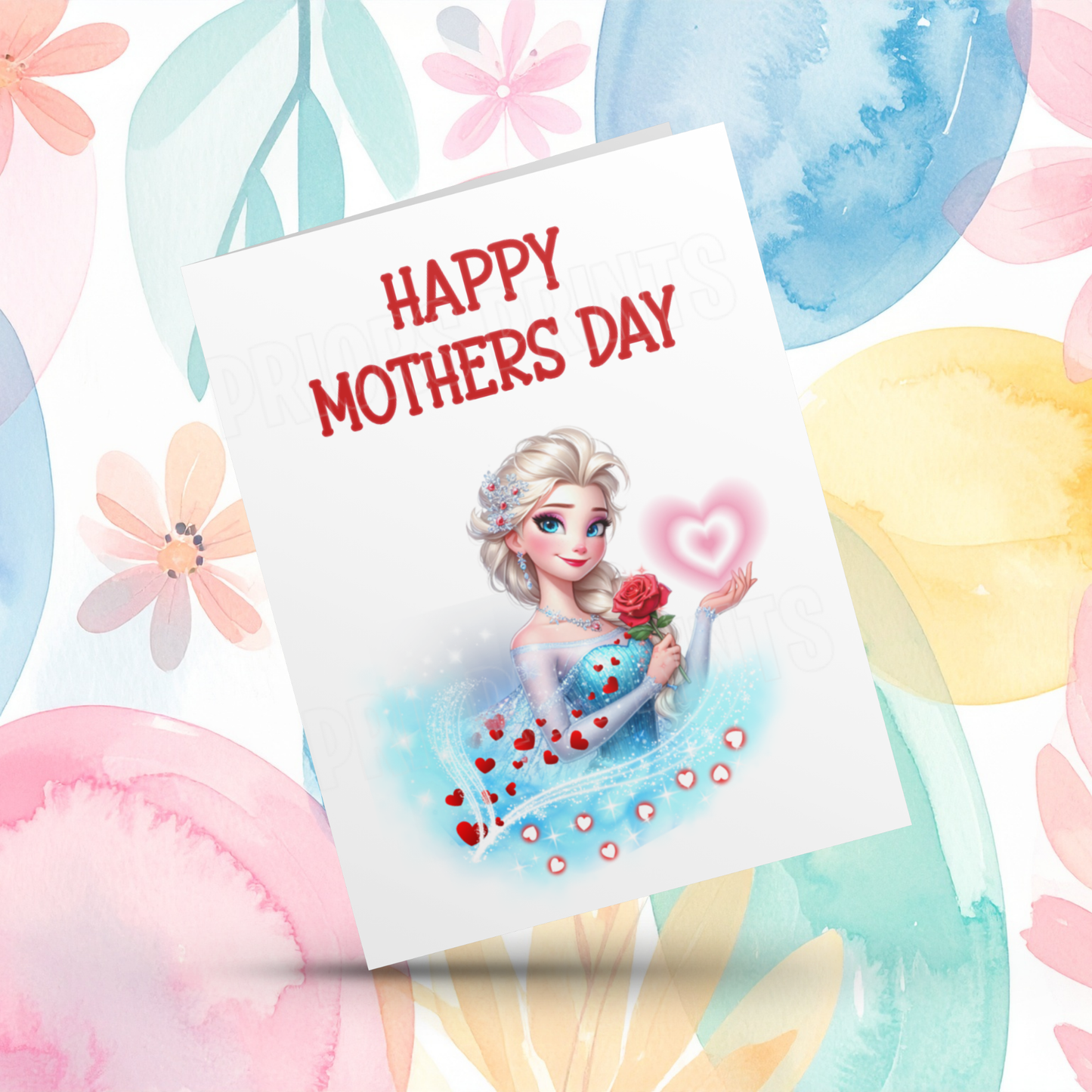 Disney Princess Happy Mothers Day Card