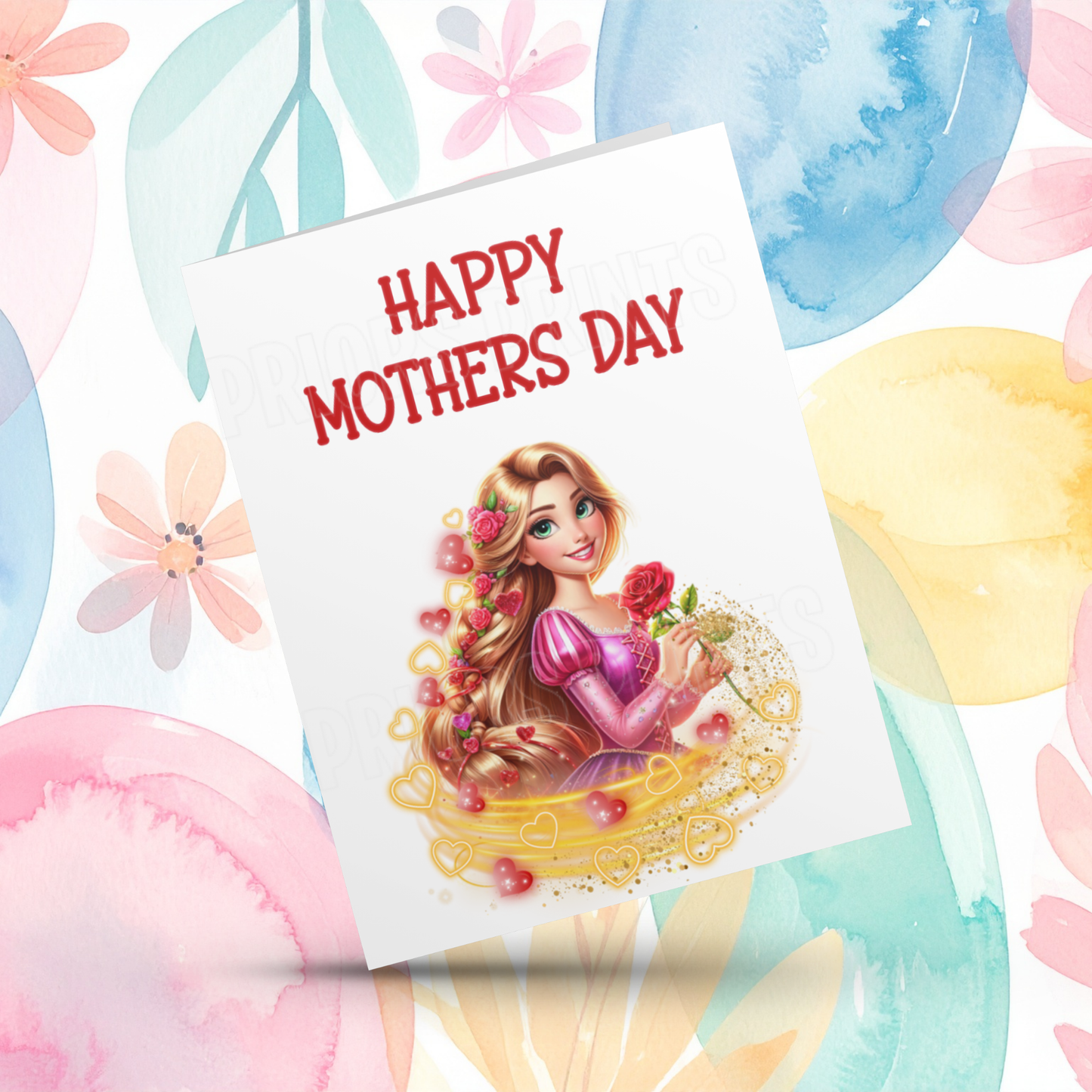 Disney Princess Happy Mothers Day Card
