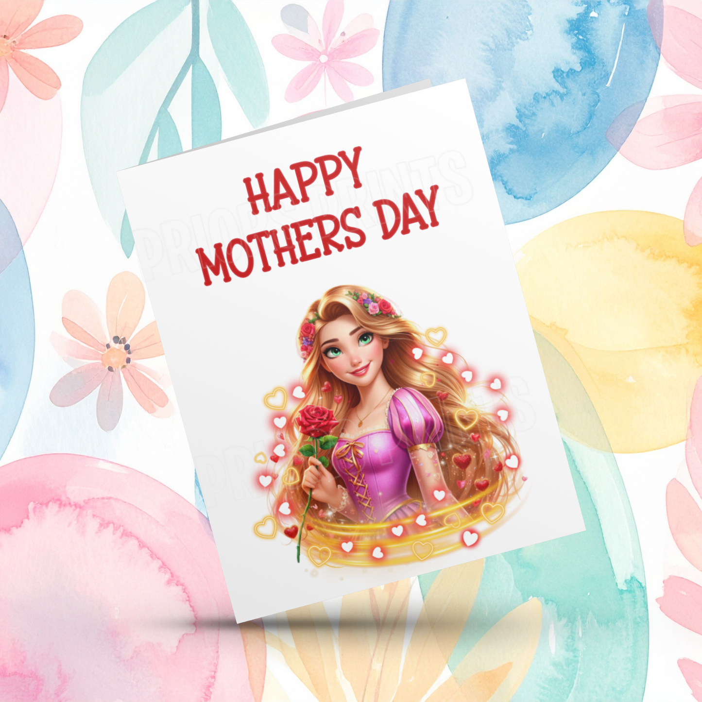Disney Princess Happy Mothers Day Card