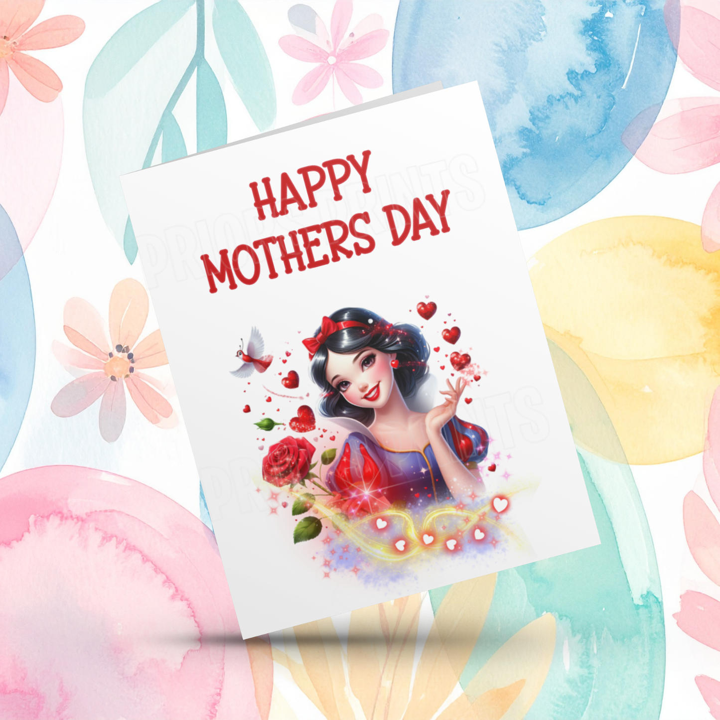 Disney Princess Happy Mothers Day Card