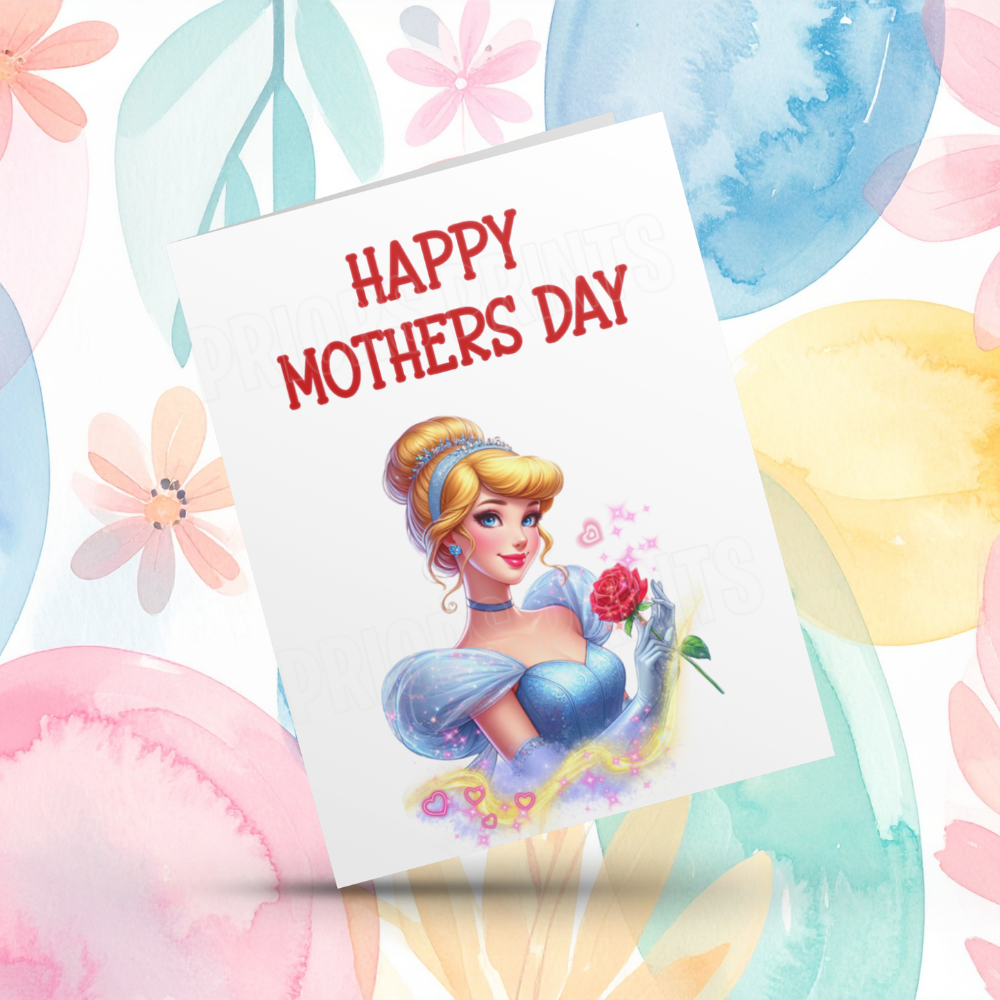 Disney Princess Happy Mothers Day Card