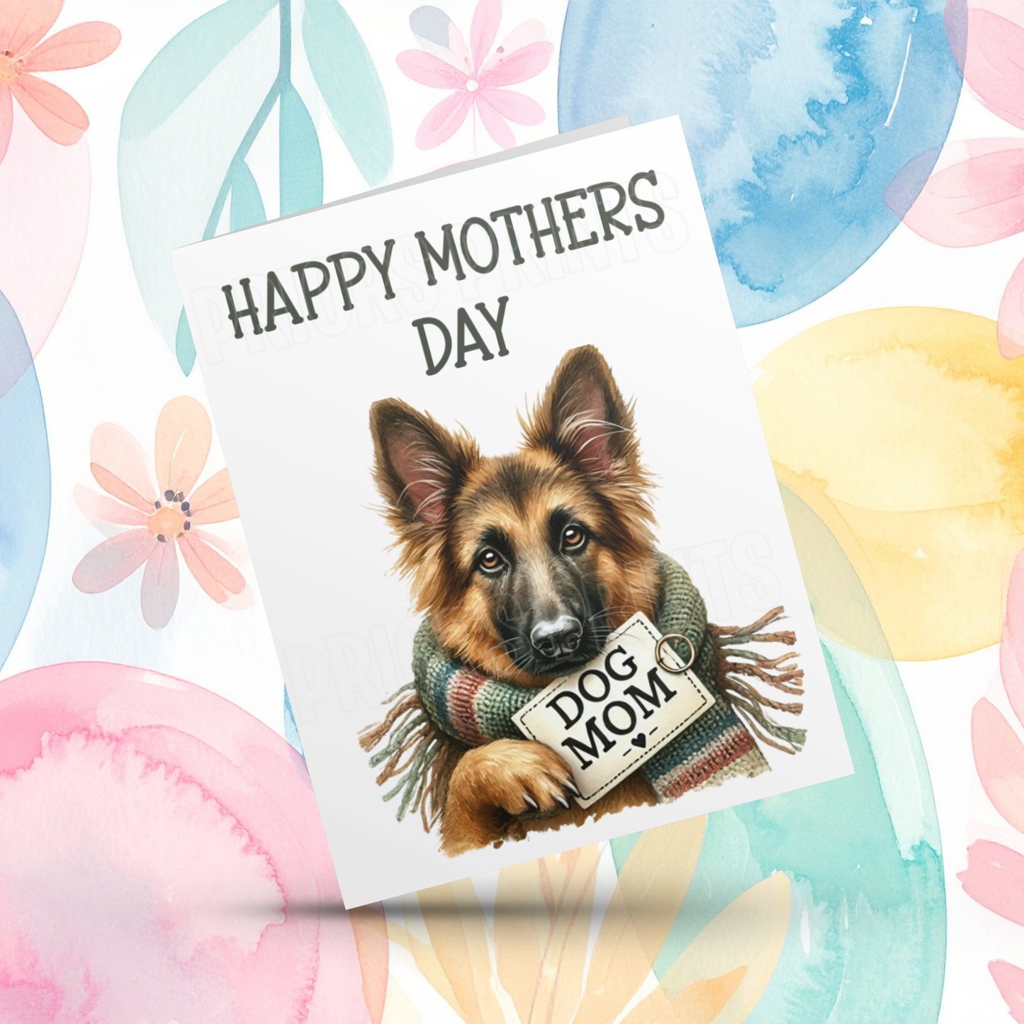 Dog Mum Happy Mothers Day Card