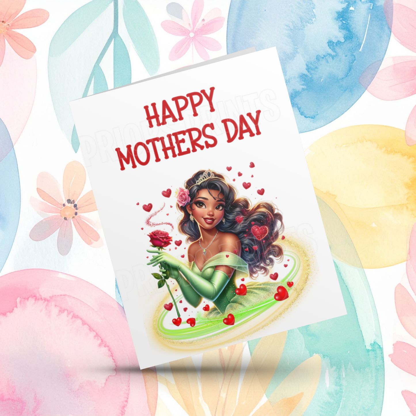 Disney Princess Happy Mothers Day Card