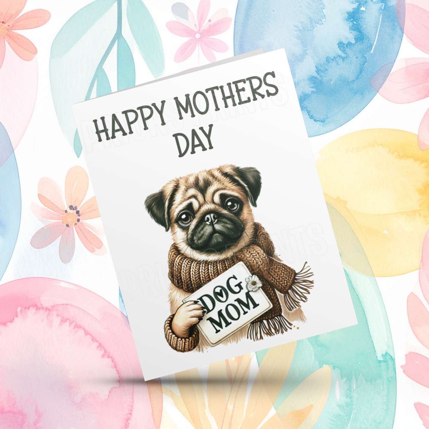 Dog Mum Happy Mothers Day Card