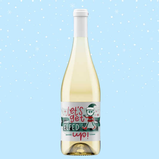 Christmas Themed Wine Bottle Labels 2