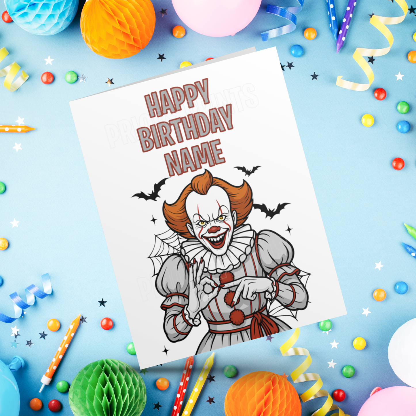 Six Seven Horror Characters Personalised Birthday Card I 67 I 6 7 I Sixseven