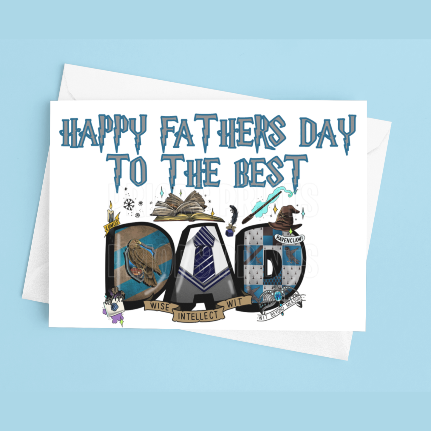 Fathers Day Card Mixed Character- To the best Dad or Papa
