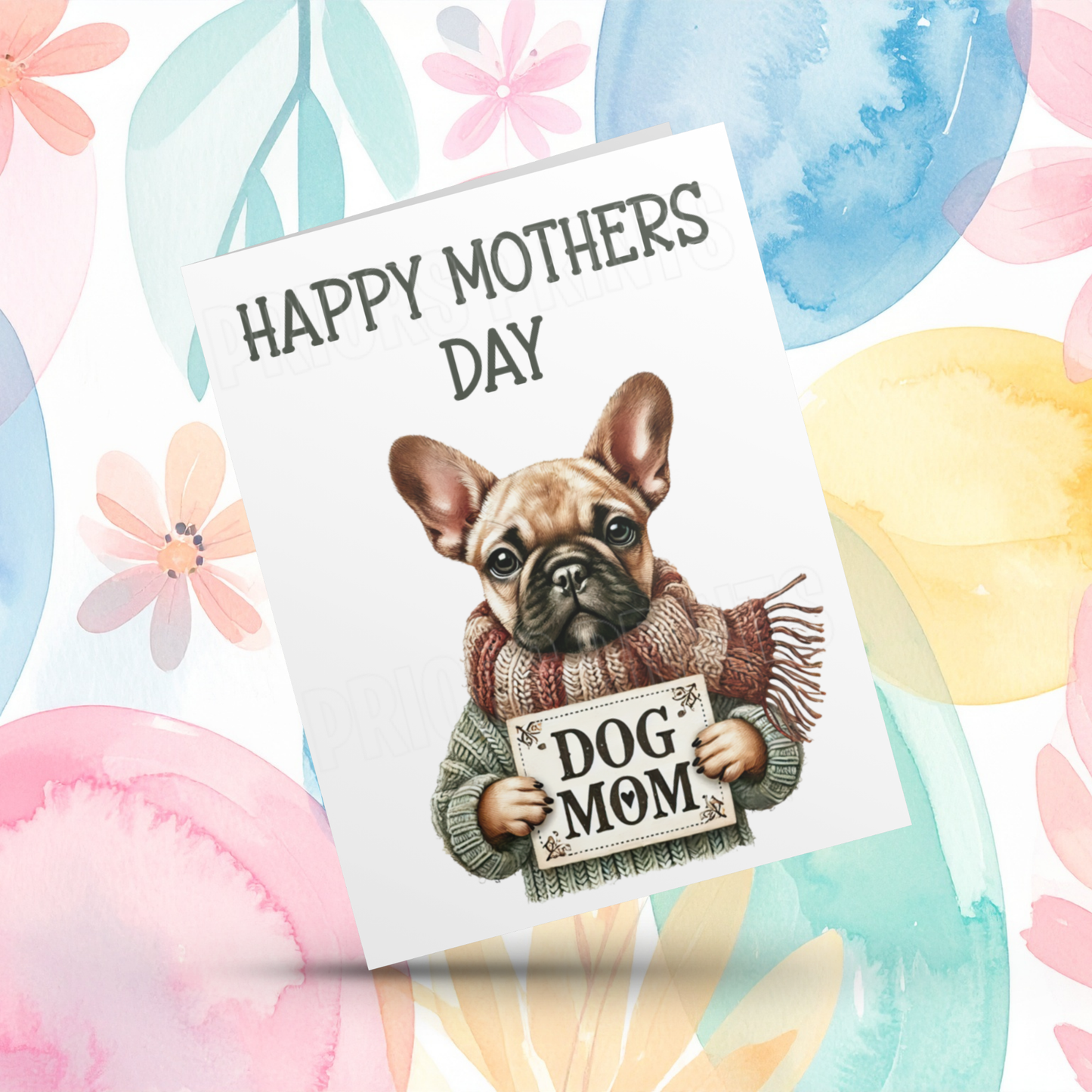 Dog Mum Happy Mothers Day Card
