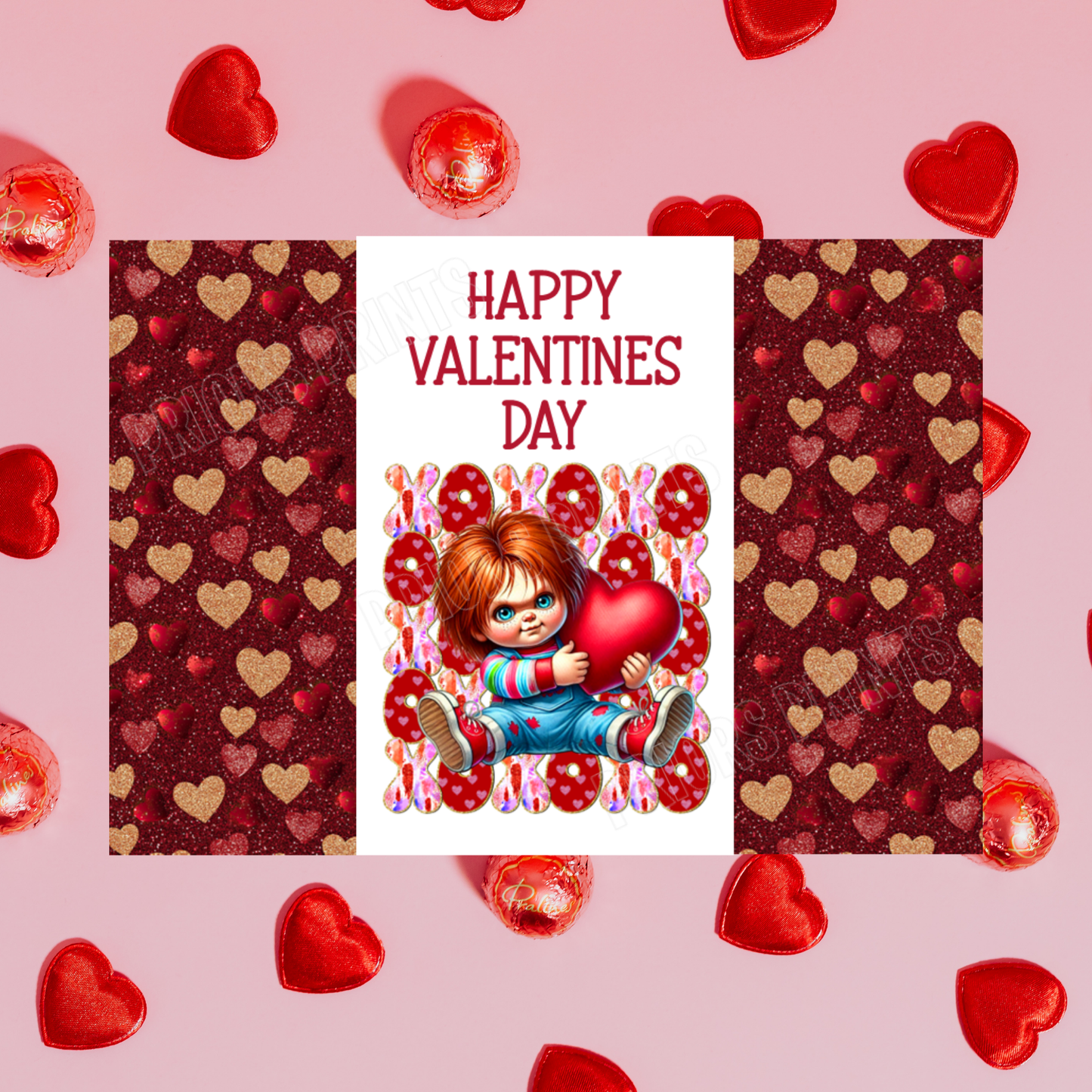 XOXOX Cute Character Valentines Day Chocolate Bar Wrappers  I Spiderman I Sonic I Captain America I Batman I Mario I Groot I Yoda I Deadpool