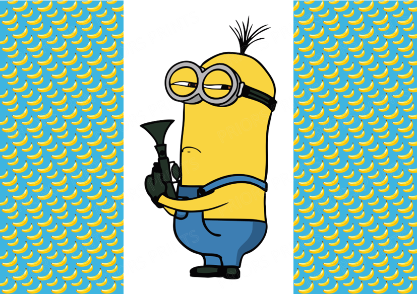 Minions Chocolate Bar Wrapper- Plain (No Text)