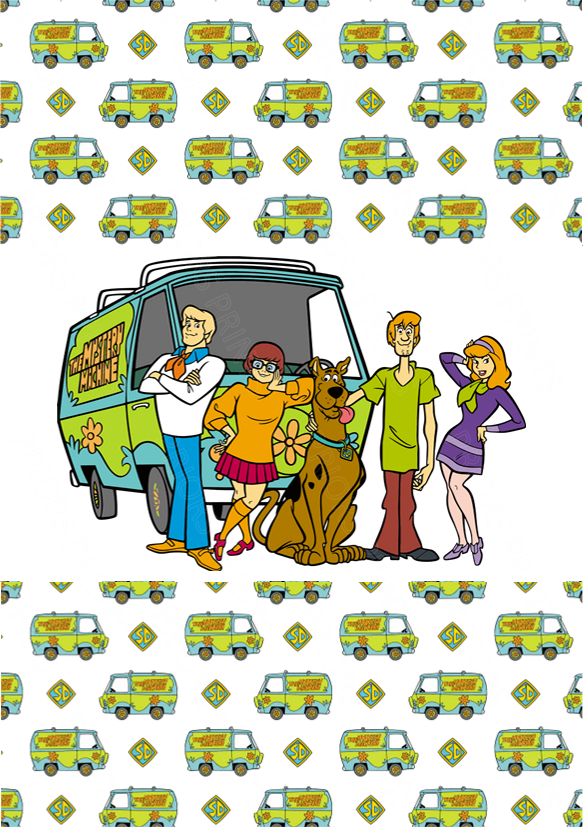 Scooby-Doo Chocolate Bar Wrapper- Plain (No Text)