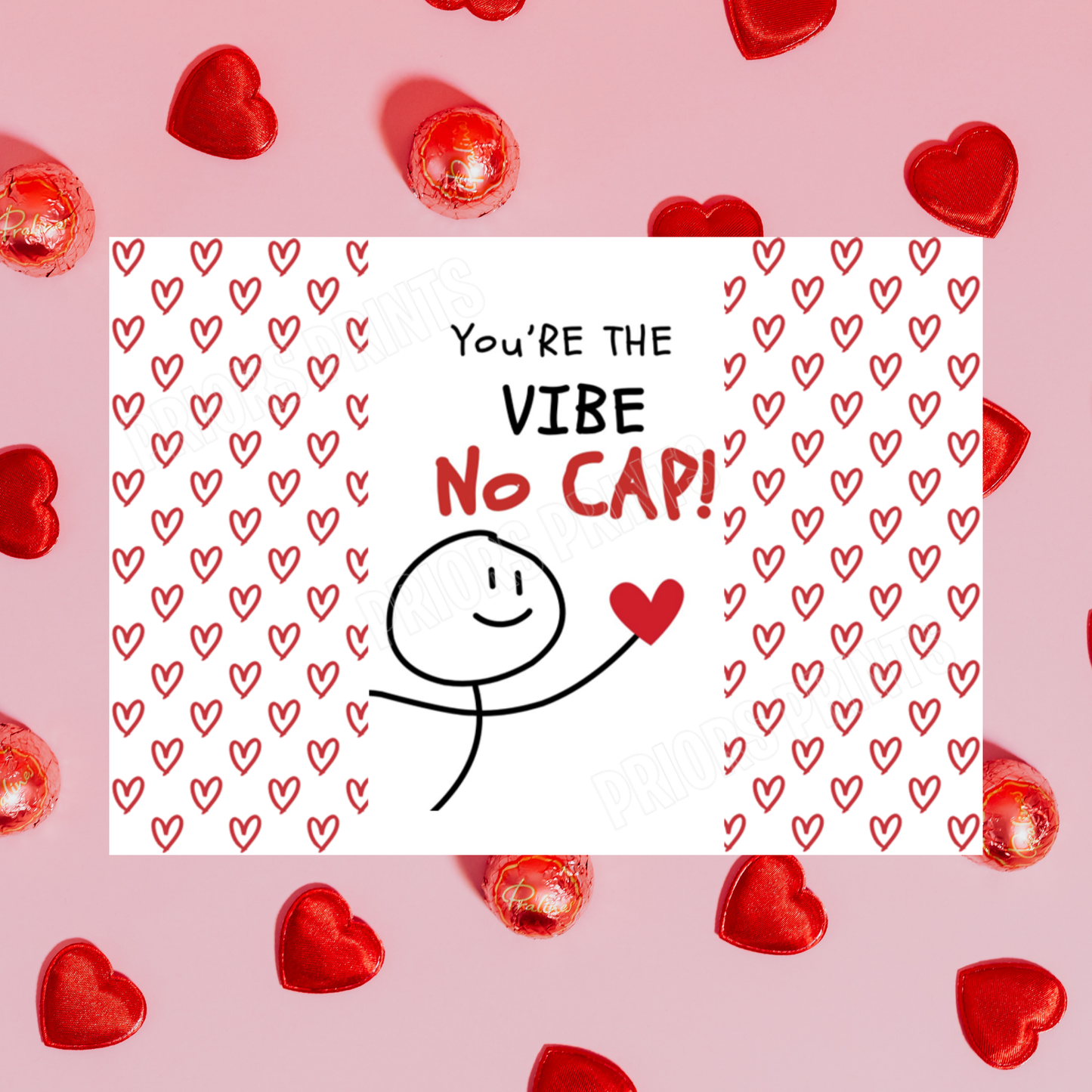 Funny Valentines Day Chocolate Bar Wrapper