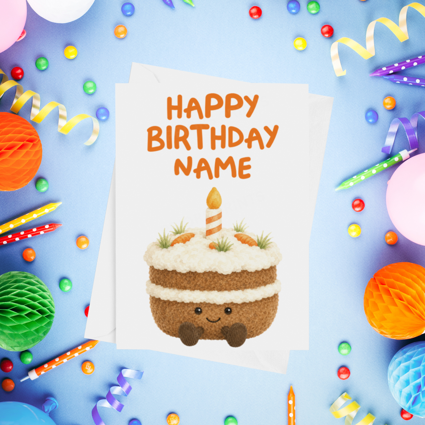 Jelly Cat Personalised Birthday Cards