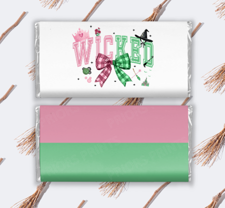 Wicked Chocolate Bar Wrappers