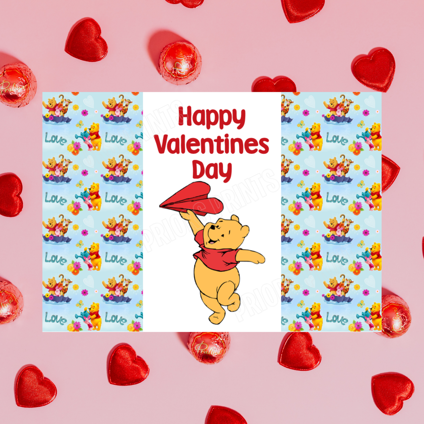 Winnie The Pooh Personalised Valentines Day Cards I Disney I Eeyore I Piglet I Tigger