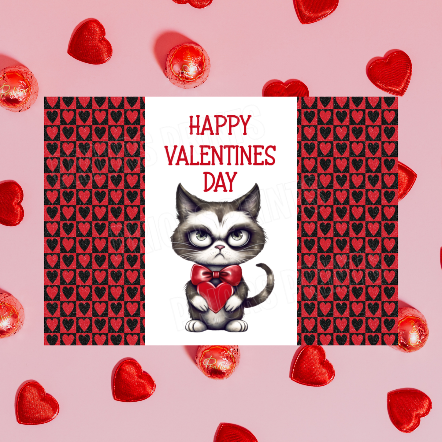 Cute Monsters Valentines Day Chocolate Bar Wrappers