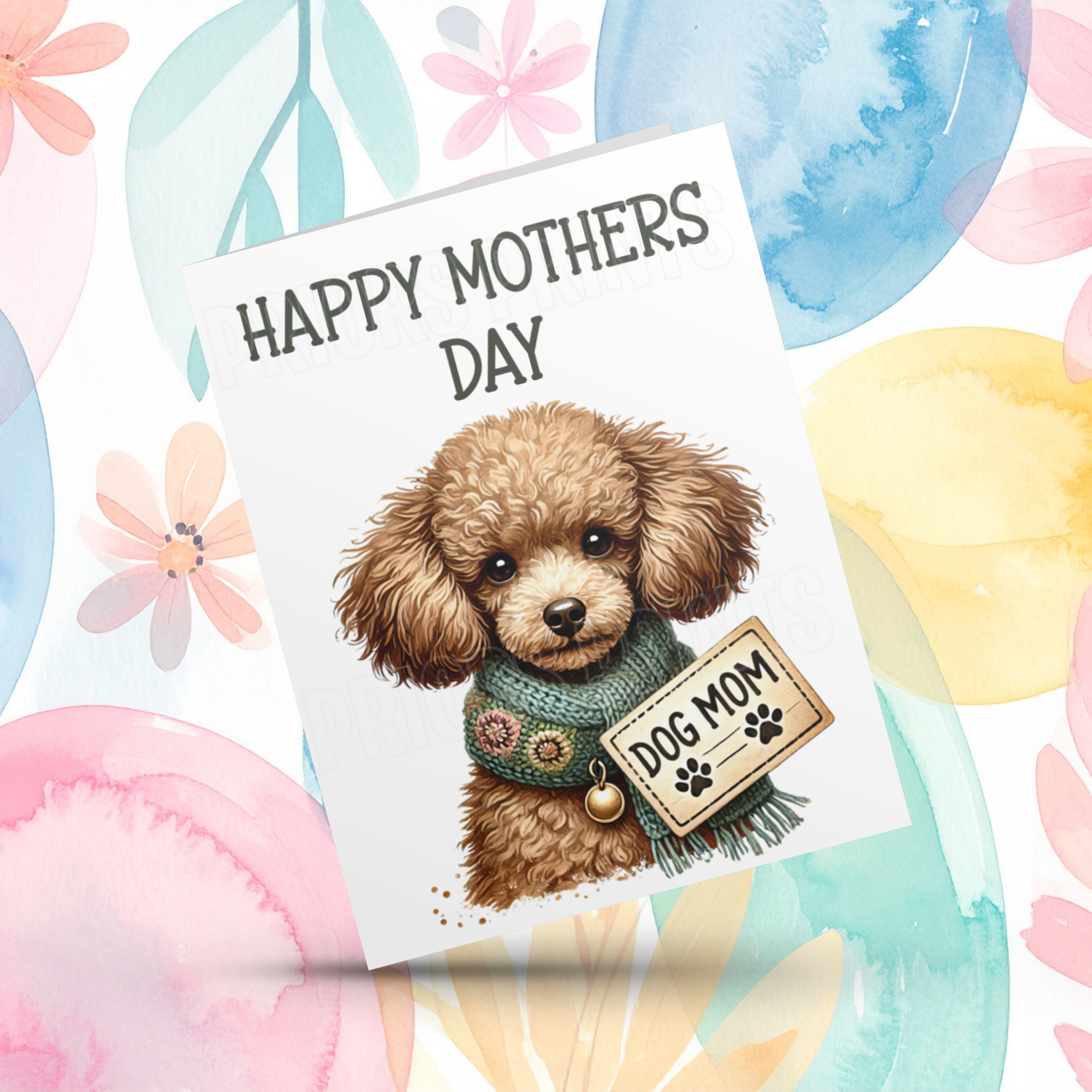 Dog Mum Happy Mothers Day Card