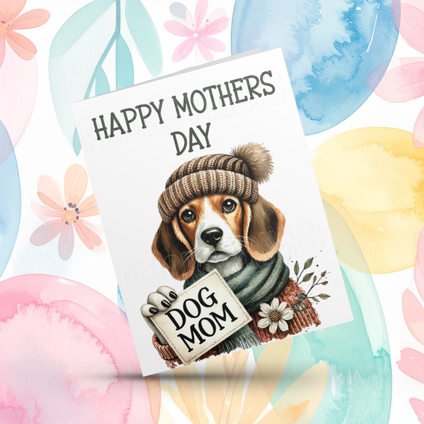 Dog Mum Happy Mothers Day Card