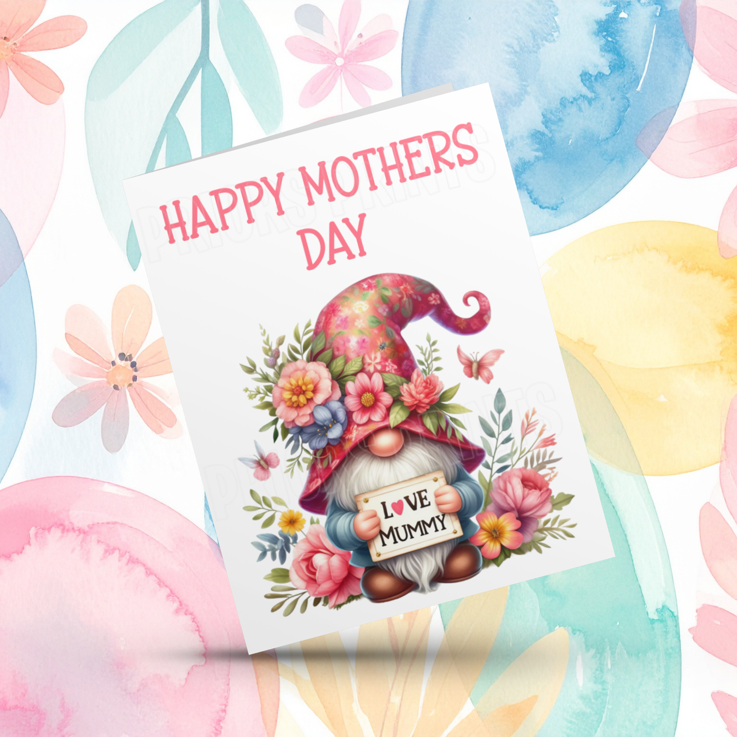 Cute Gnome Happy Mothers Day Card