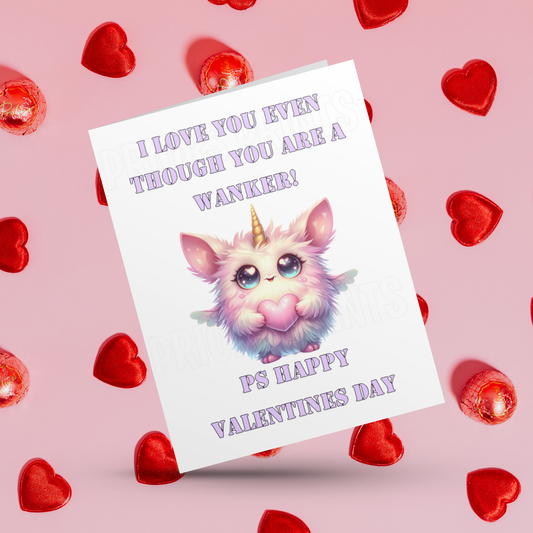 Funny Offensive Personalised Valentines Day Card Listing 2