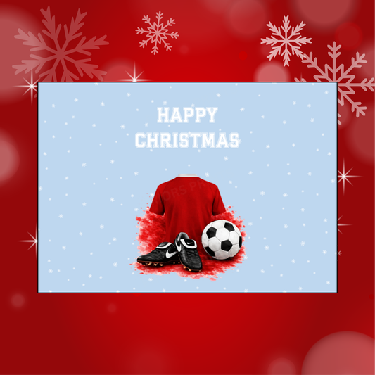 Football Shirts Christmas Chocolate Bar Wrapper