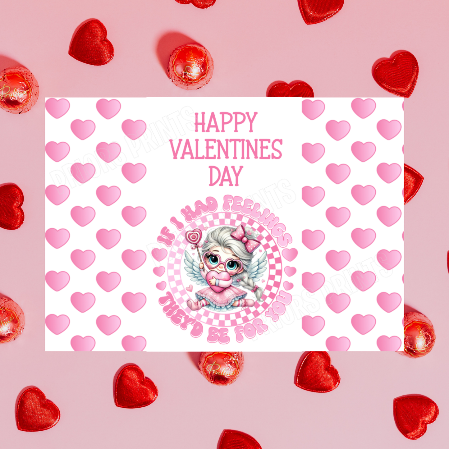 If I Had Feelings Cute Character Valentines Day Chocolate Bar Wrappers I Tinkerbell I Snow White I Belle I Cinderella I Sleeping Beauty
