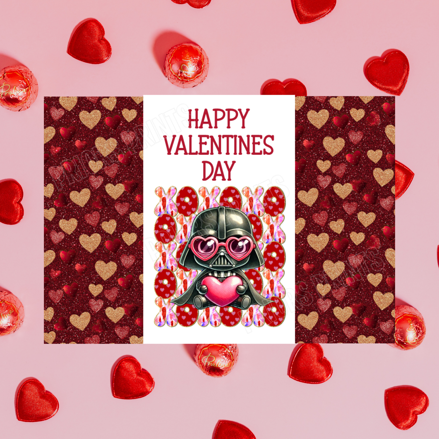 XOXOX Cute Character Valentines Day Chocolate Bar Wrappers  I Spiderman I Sonic I Captain America I Batman I Mario I Groot I Yoda I Deadpool
