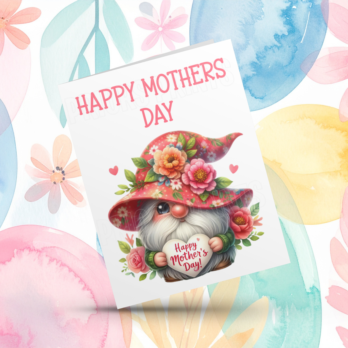 Cute Gnome Happy Mothers Day Card