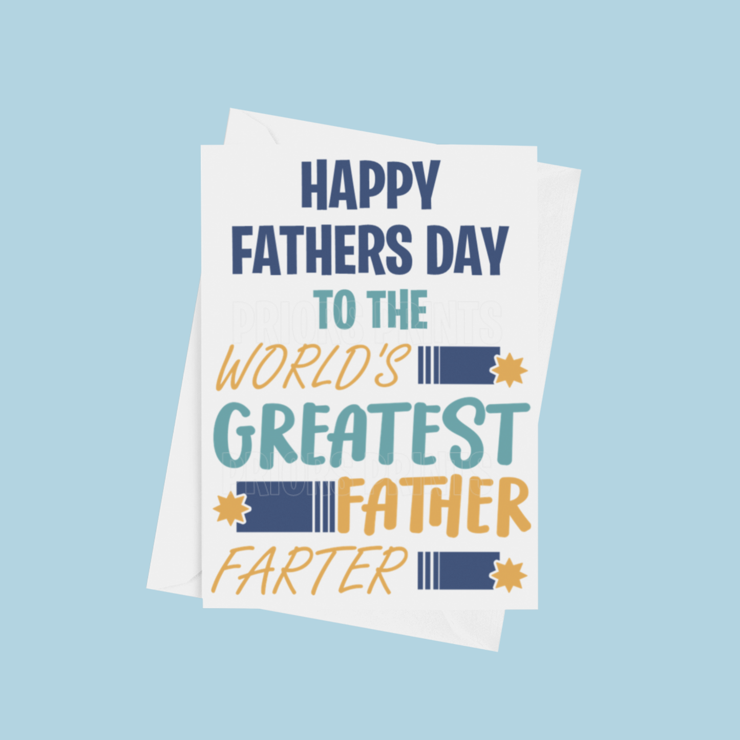 Greatest Farter Fathers Day Card