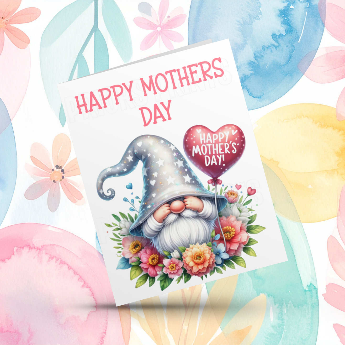 Cute Gnome Happy Mothers Day Card