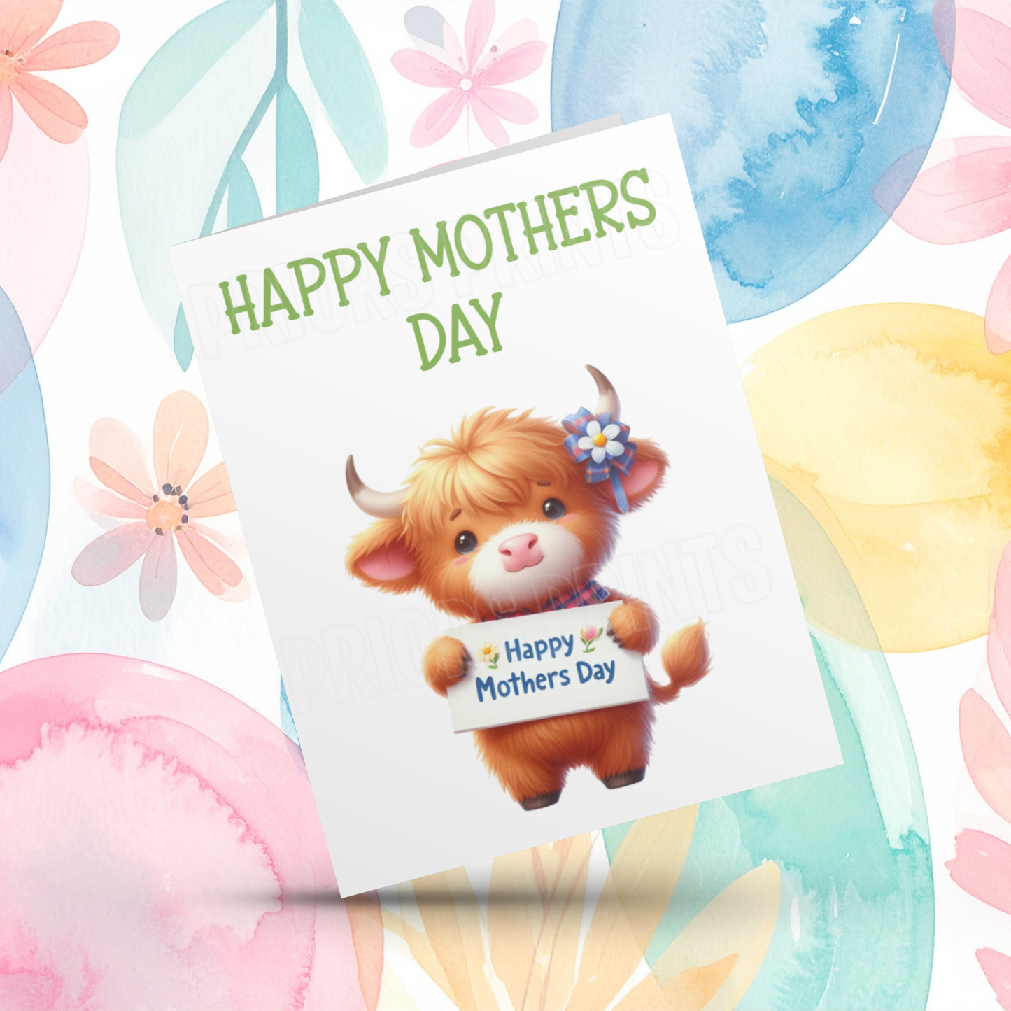 Cute Animals Happy Mothers Day Card