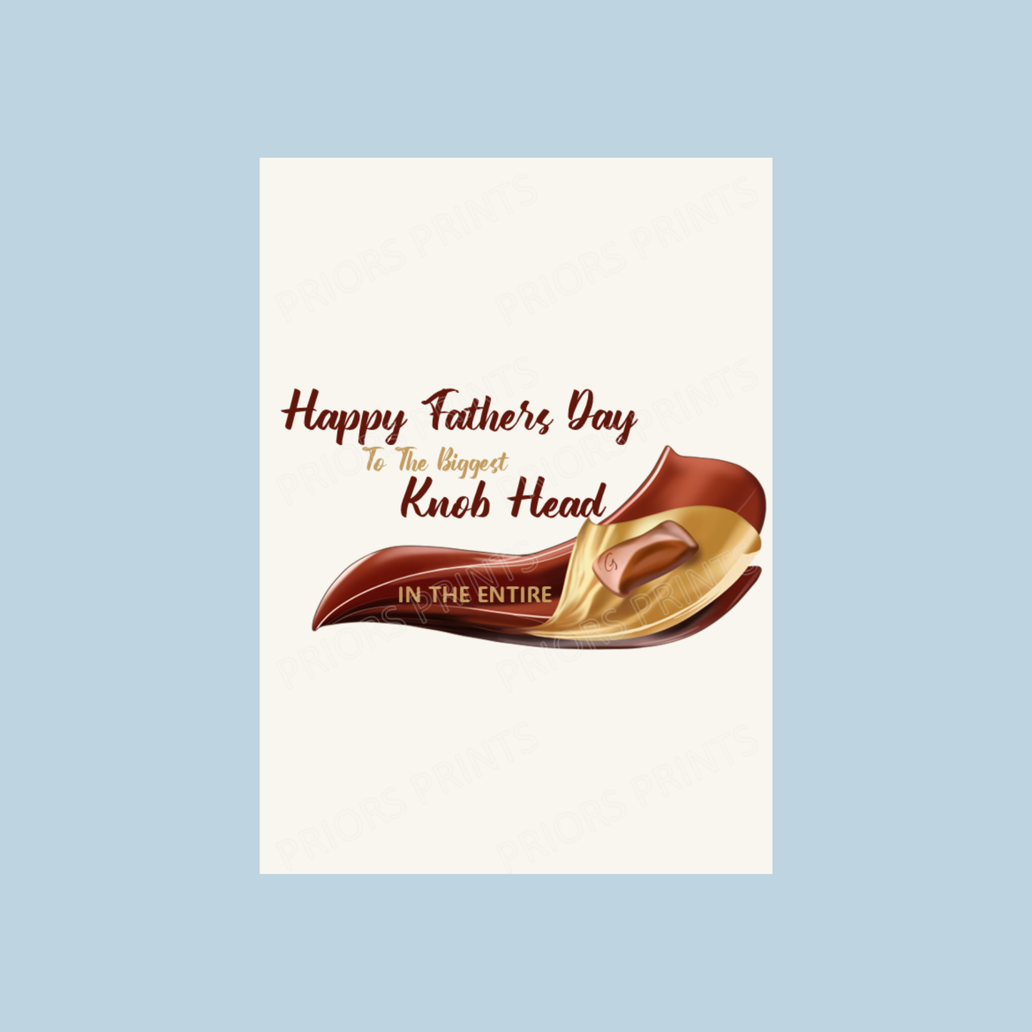 Galaxy Offensive Happy Fathers Day Chocolate Bar Wrapper