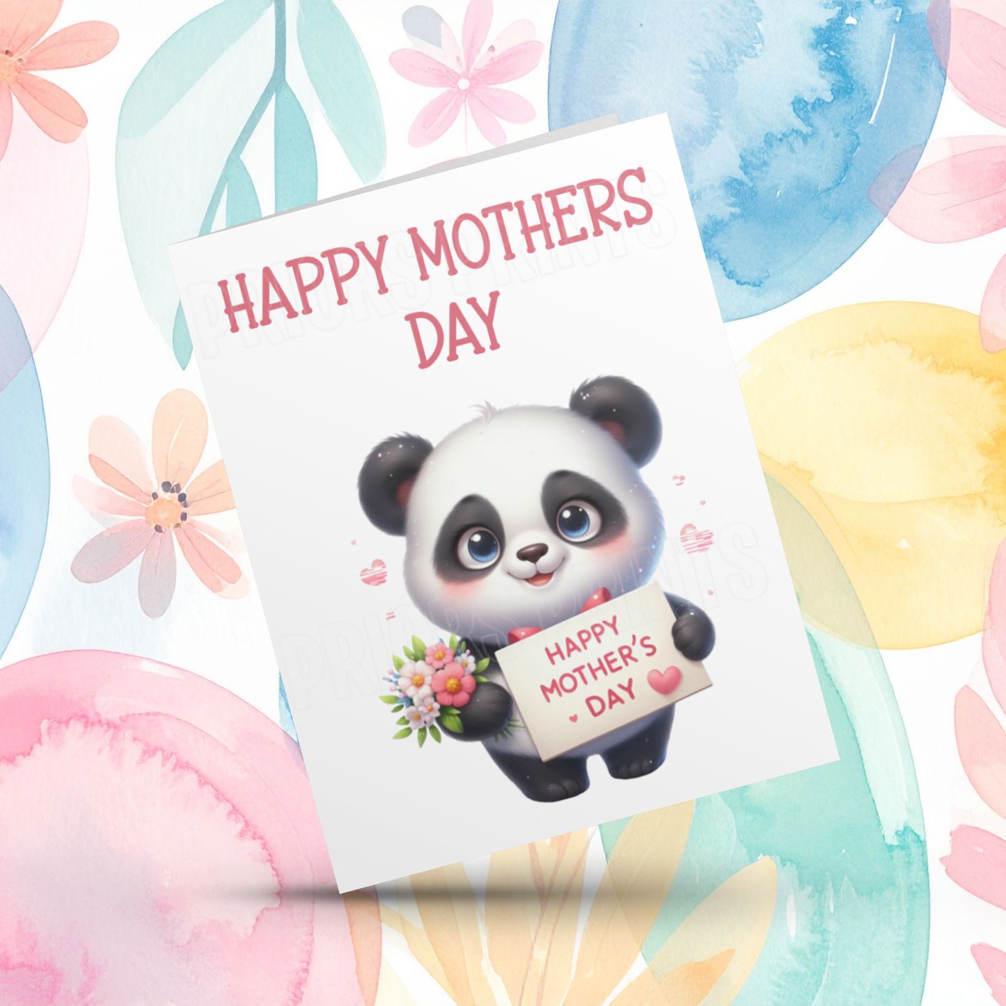 Cute Animals Happy Mothers Day Card