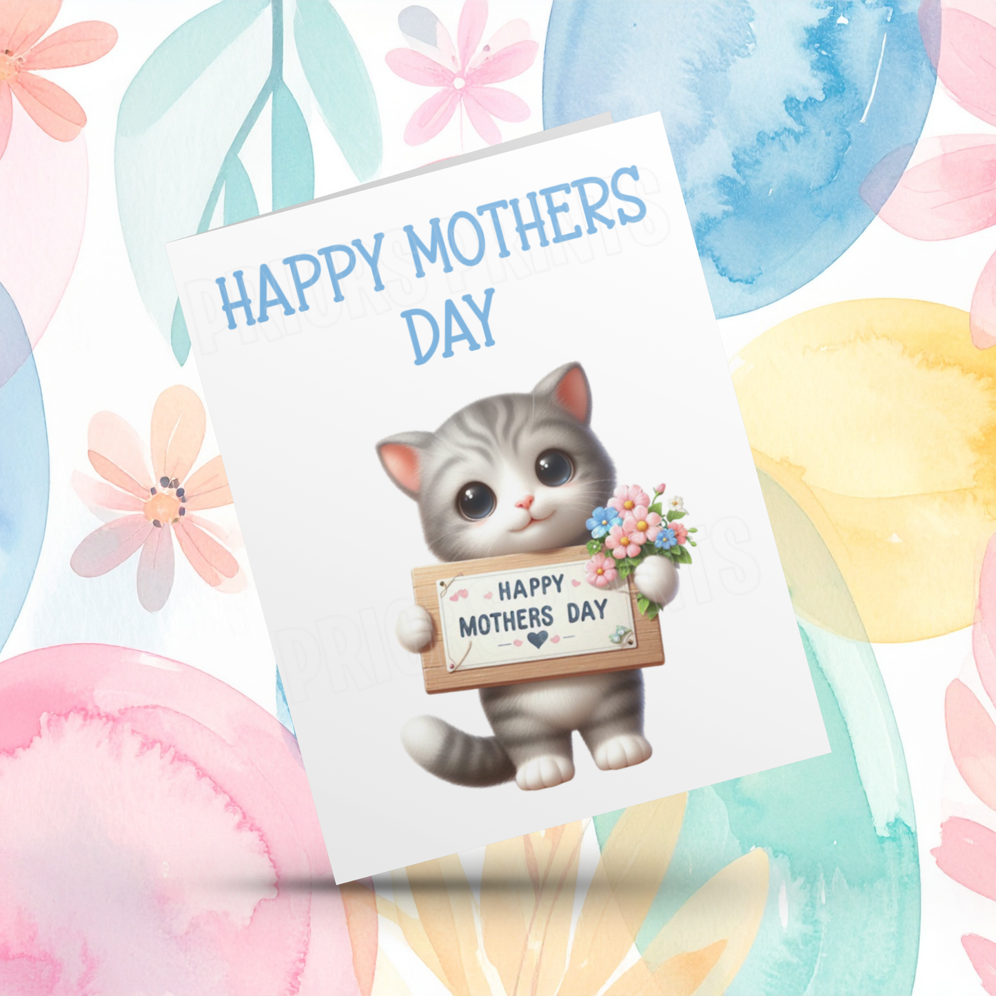 Cute Animals Happy Mothers Day Card