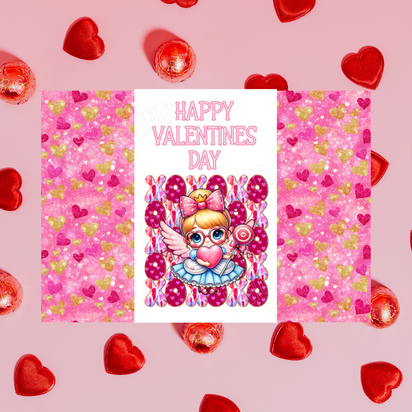 XOXOX Cute Character Valentines Day Chocolate Bar Wrappers I Ariel I Belle I Princess I Wonder Woman I Cinderella I Sleeping Beauty I Eeyore