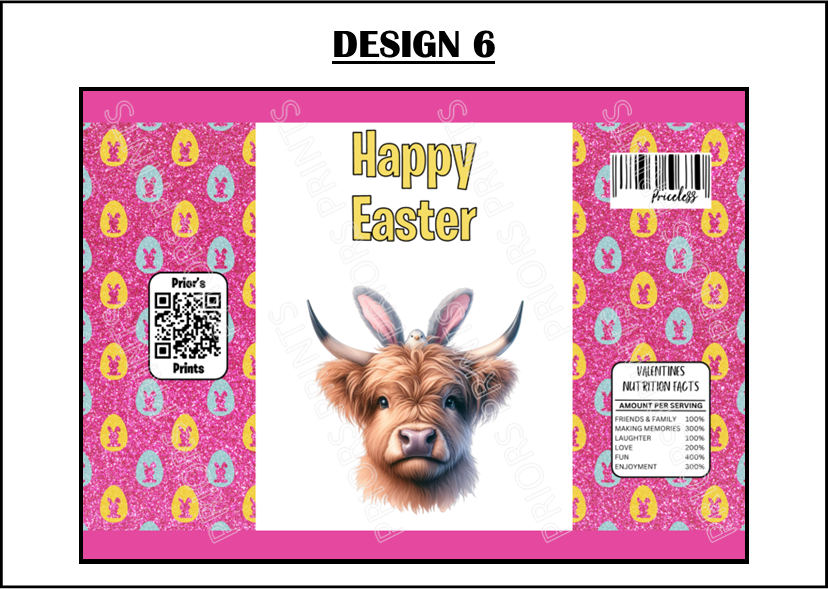 Easter Animals with Bunny Ears Treat Packets (Medium Sized)