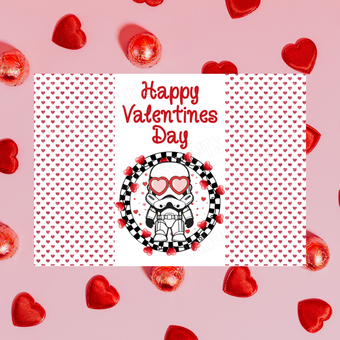 Disney Character Personalised Valentines Day Chocolate Bar Wrappers 1 I Cars I Yoda I Star Wars I Spiderman I Toy Story I Woody I Jessie I Lightening Macqueen