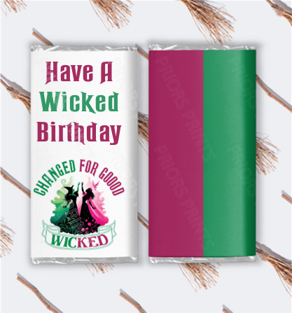 Wicked Chocolate Bar Wrappers