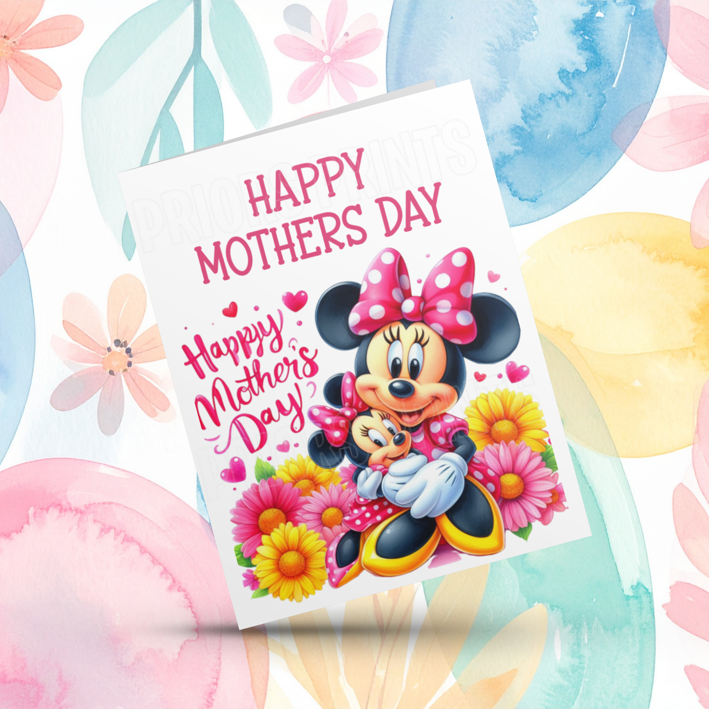 Minnie Mouse Happy Mothers Day Card