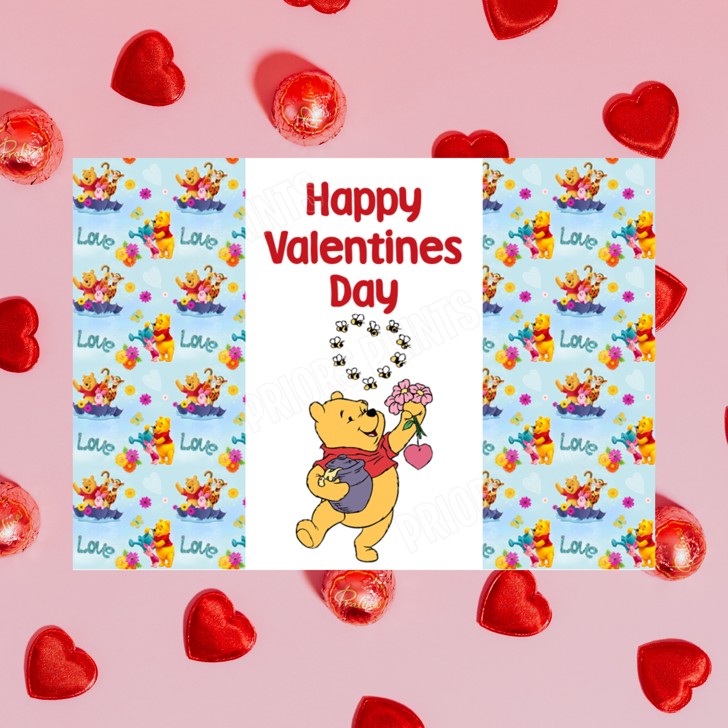 Winnie The Pooh Personalised Valentines Day Cards I Disney I Eeyore I Piglet I Tigger